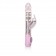 Розовый вибромассажер Thrusting Action Jack Rabbit - 19 см. - California Exotic Novelties