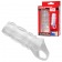 Насадка на пенис с кольцом для мошонки Clear Sensations Enhancer Sex Sleeve - 11,5 см. - XR Brands - в Москве купить с доставкой