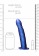 Синий страпон-фаллопротез со спиралевидной фактурой - 20,6 см. - Shots Media BV - купить с доставкой в Москве