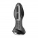 Черная анальная пробка с вибрацией и массажем бусинами Rotator Plug 2+ - 12,5 см. - Satisfyer