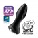 Черная анальная пробка с вибрацией и массажем бусинами Rotator Plug 2+ - 12,5 см. - Satisfyer