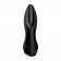 Черная анальная пробка с вибрацией и массажем бусинами Rotator Plug 2+ - 12,5 см. - Satisfyer