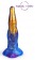Фантазийный разноцветный фаллоимитатор - 23 см. - Bior toys