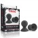 Черные силиконовые присоски на соски Bondage Fetish Silicone Comfort Nipple Suckers - Lovetoy