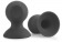 Черные силиконовые присоски на соски Bondage Fetish Silicone Comfort Nipple Suckers - Lovetoy