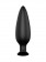 Черная анальная пробка №07 Self Penetrating Butt Plug - 12 см. - Erozon
