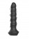 Черный перезаряжаемый мультискоростной вибратор №02 Undulating vibrator - 19 см. - Erozon