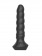 Черный перезаряжаемый мультискоростной вибратор №02 Undulating vibrator - 19 см. - Erozon