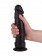 Крупный чёрный фаллоимитатор без мошонки - 20,5 см. - LOVETOY (А-Полимер) купить с доставкой в интернет-магазине Orgasmix в Москве Крупный чёрный фаллоимитатор без мошонки - 20,5 см. - LOVETOY (А-Полимер)
