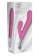розовый вибратор со стимуляцией клитора Lovely Vibes G-spot Twin - 20 см. - Mae B