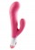 розовый вибратор со стимуляцией клитора Lovely Vibes G-spot Twin - 20 см. - Mae B