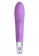 Фиолетовый вибратор Lovely Vibes G-spot Twin - 20 см. - Mae B