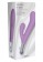 Фиолетовый вибратор Lovely Vibes G-spot Twin - 20 см. - Mae B