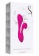 Розовый вибратор с клиторальным стимулятором Silhouette Swan - 18 см. - BMS Factory