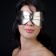 Маска на глаза из искусственной кожи цвета бронзы - Sitabella - купить с доставкой в Москве