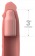 Телесная насадка-удлинитель 3 Inch Silicone Mega X-tension - 22,9 см. - Pipedream - в Москве купить с доставкой