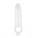 Прозрачная насадка на пенис с подхватом Mighty Sleeve With Ball Loop - 22 см. - Chisa - в Москве купить с доставкой