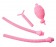 Вакуумный массажёр для груди розового цвета - Toyfa Basic