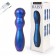 Синий фигурный вибромассажер с шаровидной головкой - 14 см. - DAISY купить в Москве с доставкой в Orgasmix.ru Синий фигурный вибромассажер с шаровидной головкой - 14 см. - DAISY