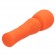 Оранжевый вибромассажер Stella Liquid Silicone Mini Massager - 14,5 см. - California Exotic Novelties