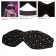 Черная маска на глаза Blackout Eye Mask со стразами - California Exotic Novelties - купить с доставкой в Москве