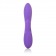 Фиолетовый вибромассажер с лепестком для стимуляции клитора Silhouette S19 - California Exotic Novelties