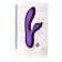 Фиолетовый вибромассажер с лепестком для стимуляции клитора Silhouette S19 - California Exotic Novelties