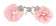 Розовые меховые наручники Love Cuffs Rose - Orion - купить с доставкой в Москве