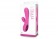 Розовый вибромассажер Tease 6x Rabbit Style со стимуляцией клитора - 17,8 см. - Topco Sales