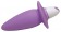 Фиолетовая анальная вибровтулка Smile - 10 см. - Orion