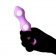 Фиолетовый вибратор VI-BO STICK BALL - 12,9 см. - Tenga