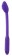 Фиолетовый вибратор-щётка для точки G A-Punkt - 23 см. - Orion