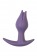 Фиоелетовый анальный стимулятор Bootie Fem - 8,5 см. - Fun Factory