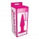Большая розовая анальная пробка JAMMY JELLY ANAL LARGE PLUG PINK - 13,5 см. - Toyz4lovers