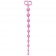 Розовая анальная цепочка из 10 звеньев ANAL JUGGLING BALL SILICONE - 33,6 см. - Toyz4lovers