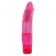 Розовый вибратор-реалистик  с блёстками JAMMY JELLY BLASTY GLITTER - 20 см. - Toyz4lovers