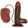 Коричневый вибратор REALISTIC VIBRATOR REAL RAPTURE BROWN - 17 см. - Toyz4lovers
