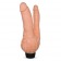 Телесный анально-вагинальный вибратор DOUBLE VIBE DOUBLE HOOK - 17,5 см. - Toyz4lovers