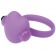 Фиолетовое эрекционное виброкольцо с сердечком HEART BEAT COCKRING SILICONE - Toyz4lovers - в Москве купить с доставкой