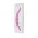 Розовый двусторонний фаллоимитатор DIP-DOUBLE INSIDE PLEASURE SILICONE - 30 см. - Toyz4lovers