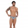 Серые трусы-джоки с цветочым принтом Avalon Jockstrap - Clever Masculine Underwear купить с доставкой