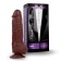 Коричневый фаллоимитатор Skinsation Black Tie Affaire Donatello - 17 см. - Topco Sales
