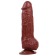 Коричневый фаллоимитатор Skinsation Black Tie Affaire Donatello - 17 см. - Topco Sales