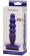 Фиолетовый анальный стимулятор Large Bubble Plug - 14,5 см. - Lola Games