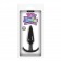 Гладкая черная анальная пробка Jelly Rancher T-Plug Smooth - 10,9 см. - NS Novelties