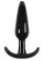 Гладкая черная анальная пробка Jelly Rancher T-Plug Smooth - 10,9 см. - NS Novelties