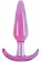 Гладкая фиолетовая анальная пробка Jelly Rancher T-Plug Smooth - 10,9 см. - NS Novelties