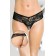 Ажурные трусики-стринг с широким пояском и доступом - SoftLine купить с доставкой Ажурные трусики-стринг с широким пояском и доступом - SoftLine купить с доставкой
