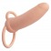 Телесная вибронасадка для двойного проникновения Rechargeable Thick Dual Penetrator - 14 см. - California Exotic Novelties купить в Москве с доставкой в Orgasmix.ru Телесная вибронасадка для двойного проникновения Rechargeable Thick Dual Penetrator - 14 см. - California Exotic Novelties - купить с доставкой в Москве