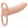 Телесная вибронасадка для двойного проникновения Rechargeable Thick Dual Penetrator - 14 см. - California Exotic Novelties купить в Москве с доставкой в Orgasmix.ru Телесная вибронасадка для двойного проникновения Rechargeable Thick Dual Penetrator - 14 см. - California Exotic Novelties - купить с доставкой в Москве